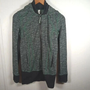 Lululemon Daily practice jacket space bone sea mist women's size 6